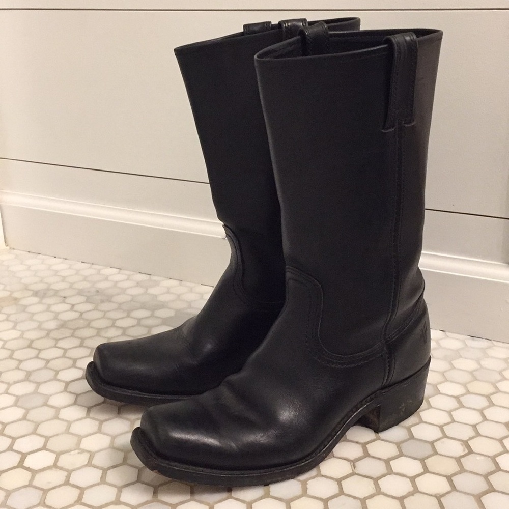 Frye mid calf boots